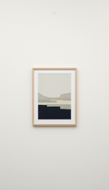 Contemporary Color Photographic Print in Pale Wood Frame